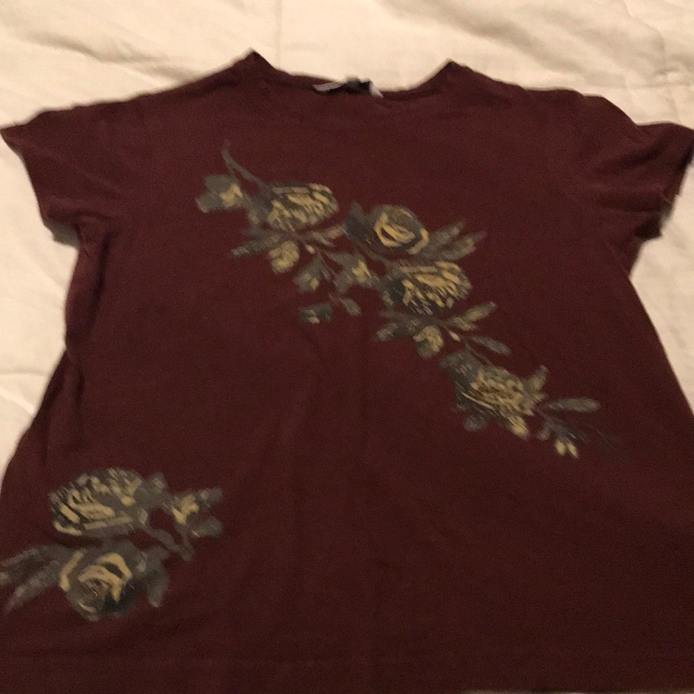 Cabi embellished floral tee L